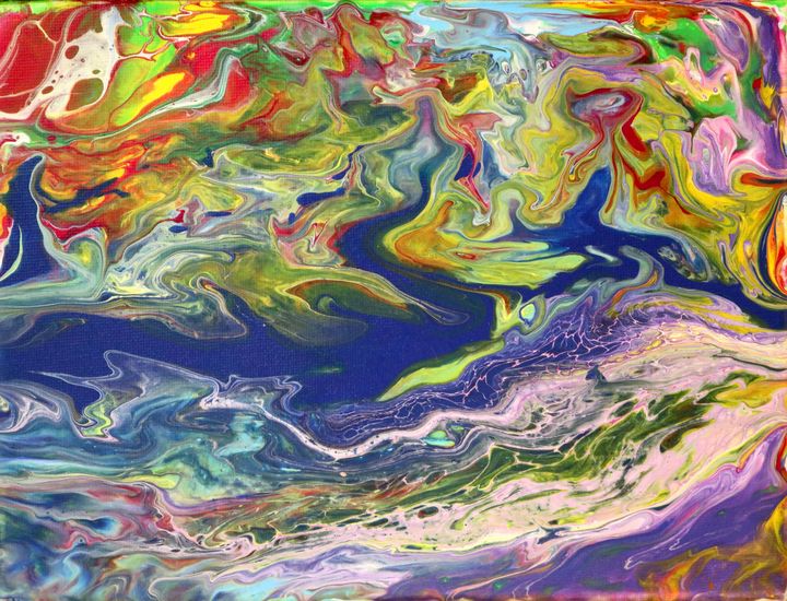 Purple River - Syona Fine Art