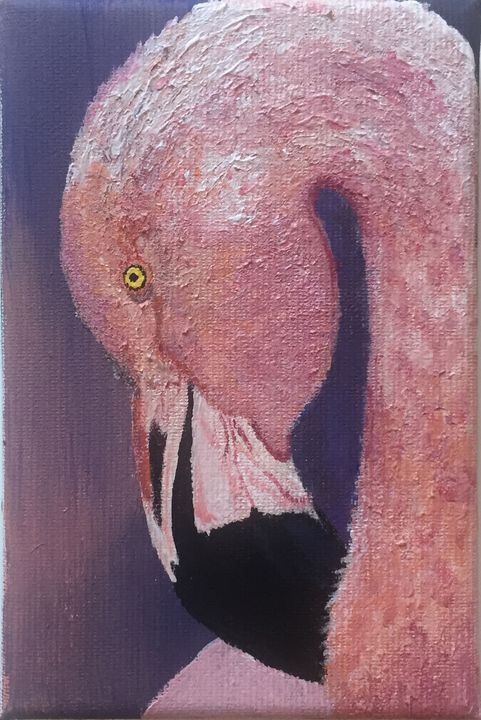 Acryl Flamingo - Tinntinart