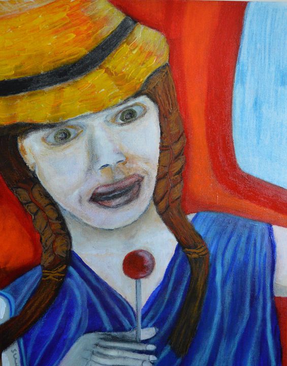 Girl on Train - Art By Innes