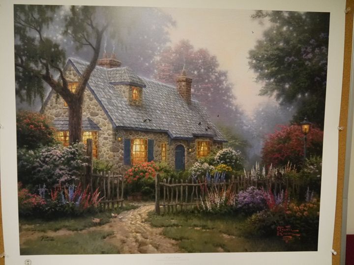 Thomas Kinkade's Christmas Cottage - Park West Gallery