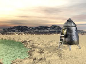 Desert Rocket 2003 - Mindful Canvas AI