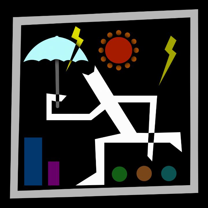 Frantic Shelter Abstract v2 - Mindful Canvas AI