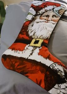 Vintage Santa Clause Christmas  Stoc