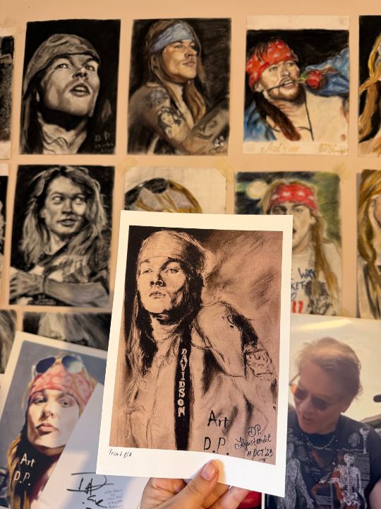 Axl Rose live from the Ritz'88 - Dessy Panayotova Art and Crafts ...
