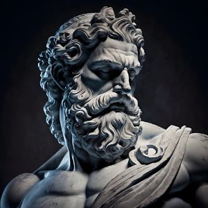 greek statue of poseidon
