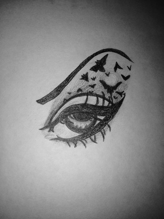 Witch Eye (Black and White Version) - Tyler Huffman - Drawings ...