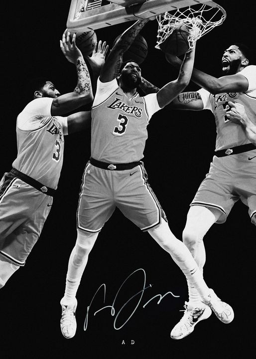 NBA Basketball Anthony Davis Cool Anime Posters Digital Art, Sports & Hobbies, Basketball