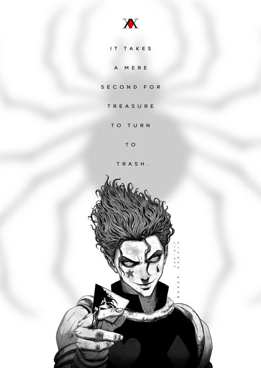 Anime Poster Hunter X Hunter Hisoka - Cool Anime Posters - Digital Art ...