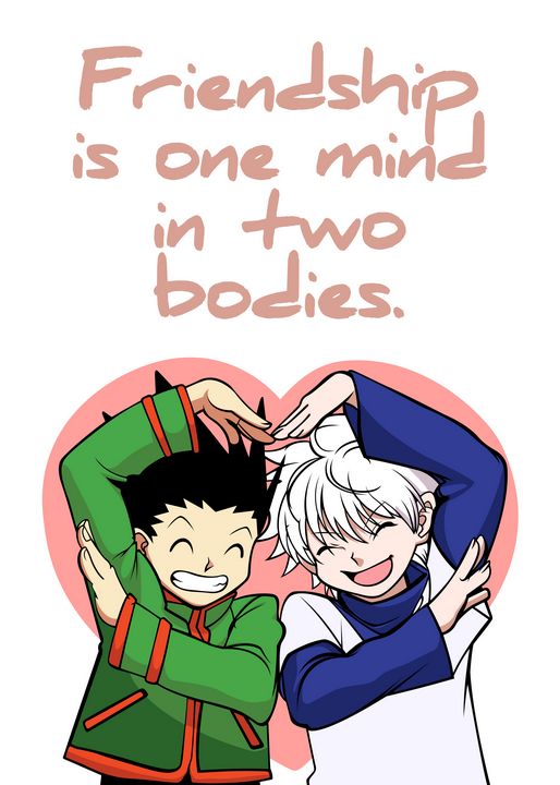 Anime Painting Of Gon And Killua From Hunter x Hunter