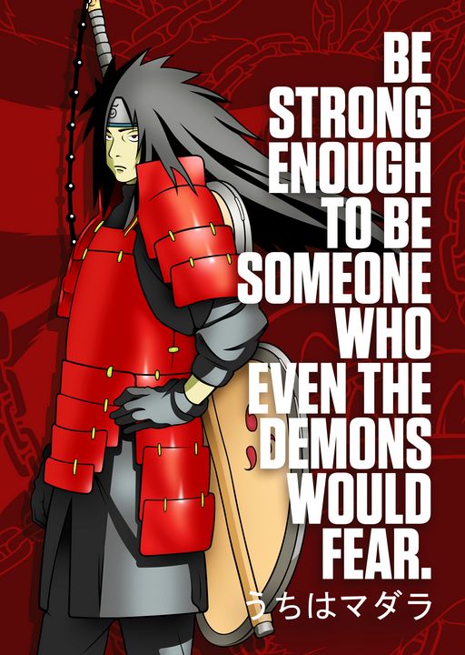 Best Anime Quotes Uchiha Madara - Team Awesome - Paintings & Prints, People  & Figures, Animation, Anime, & Comics, Anime - ArtPal