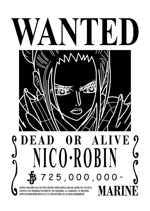 Anime Wanted Poster Minimalist White - Cool Posters For All - Digital ...