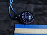 dichroic mandala pendant