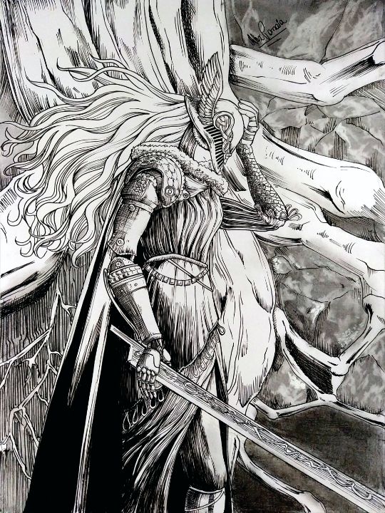 Drawing - Ranni - Game - Elden Ring - Panaia_Fanart - Drawings &  Illustration, Fantasy & Mythology, Other Fantasy & Mythology - ArtPal