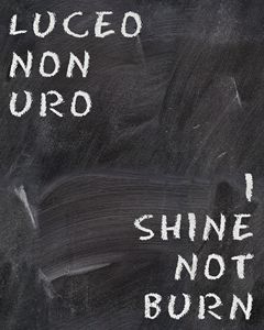 I shine not burn