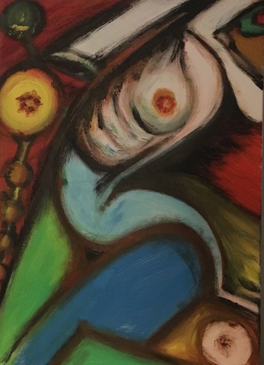 Portrait of a woman - Marco - Paintings & Prints, Abstract