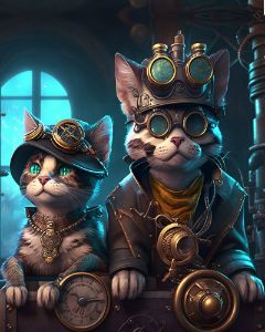 Steampunk Cats