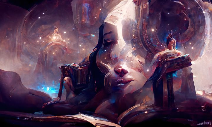 The Goddess of the Universe - LeBaronGrand - Digital Art & AI, Fantasy ...