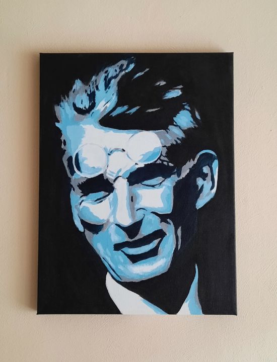Samuel Beckett - Original Painting - Hall of fame - Paintings & Prints ...