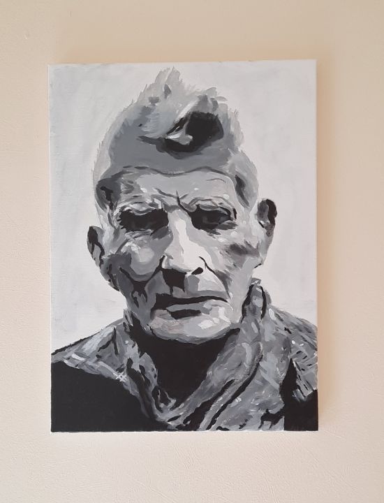 Original Painting - Samuel Beckett - Hall of fame