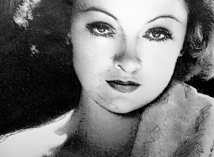 Audrey Hepburn. - The Art of Louis Shalako - Drawings & Illustration,  People & Figures, Portraits, Female - ArtPal