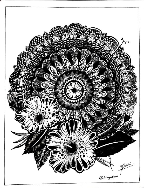 mandala art #5 - Mandala Art Design - Drawings & Illustration, Ethnic,  Cultural, & Tribal, Asian & Indian, Other Asian & Indian - ArtPal