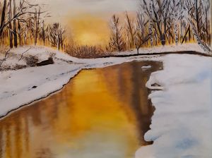 Winter landscape - T.A art