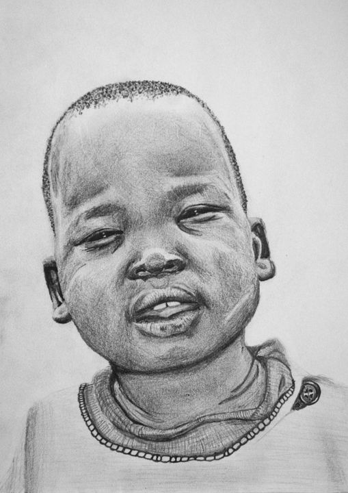Boy from Agok, South Sudan - John East Gallery