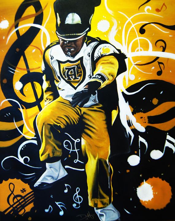 My ASU Drum Major David Hunley Paintings & Prints, People & Figures