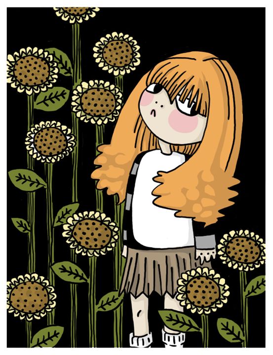 Sunflower Girl - ChloeAlcock