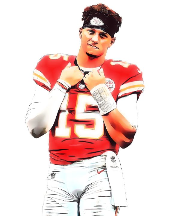 PATRICK MAHOMES KANSAS CITY CHIEFS 2 - Joe Hamilton Sports Art