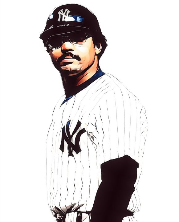 Reggie Jackson New York Yankees Art Print