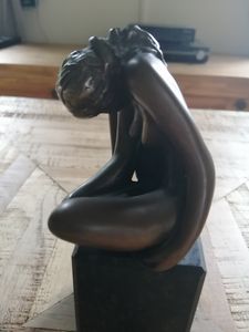 Oloïde en bronze, bruni