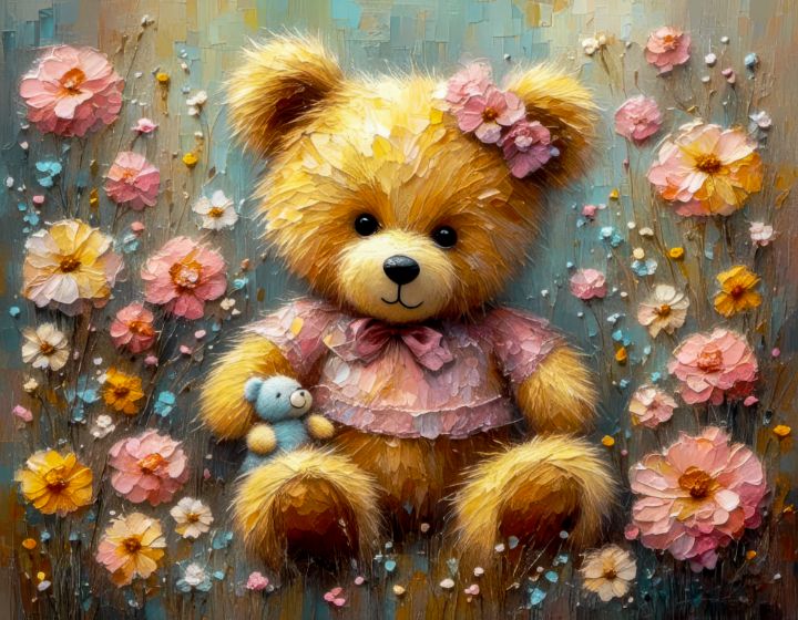 A beautiful teddy bear online