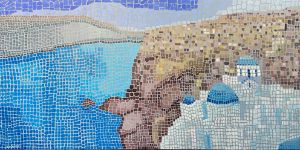 Greek Isle Mosaic - David Bowker
