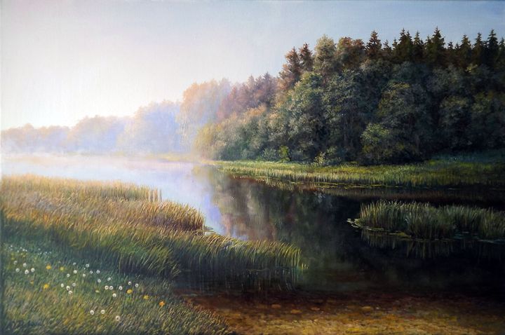 Morning on the River - Aurum Arts
