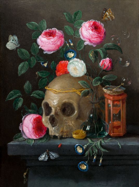 flower skull - lifeslice