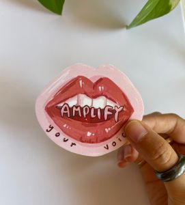 Amplify Your Voice Sticker