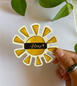 BLM Sun Sticker