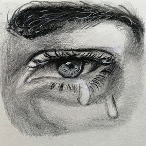 crying drawings of people