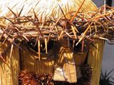 Toothpick sculpture of Jesus Christ