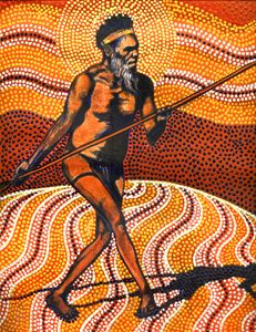 THE ORIGIN OF LENT & SIN/COSMIC FIRE - Sally Harrison's Dot Paintings