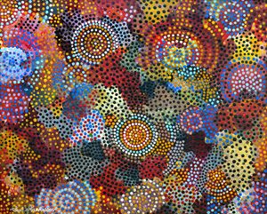 BABYLONIAN ABORIGINES OF SUMER-AKKAD - Sally Harrison's Dot Paintings