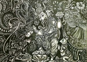 Ganesh Hanuman Art