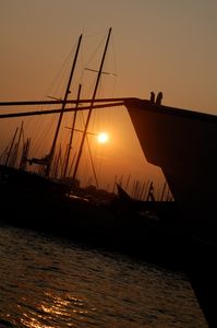 port at sundown