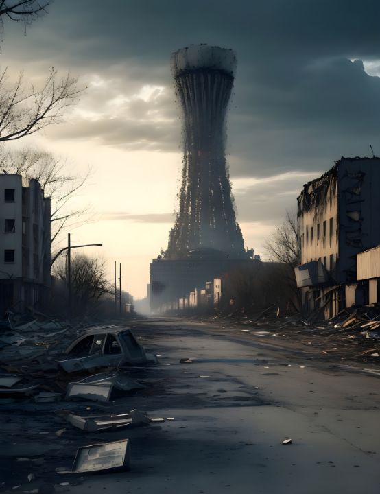 Nuked Nuked town Scenery - Asharibkhan789 - Digital Art & AI, Entertainment ...