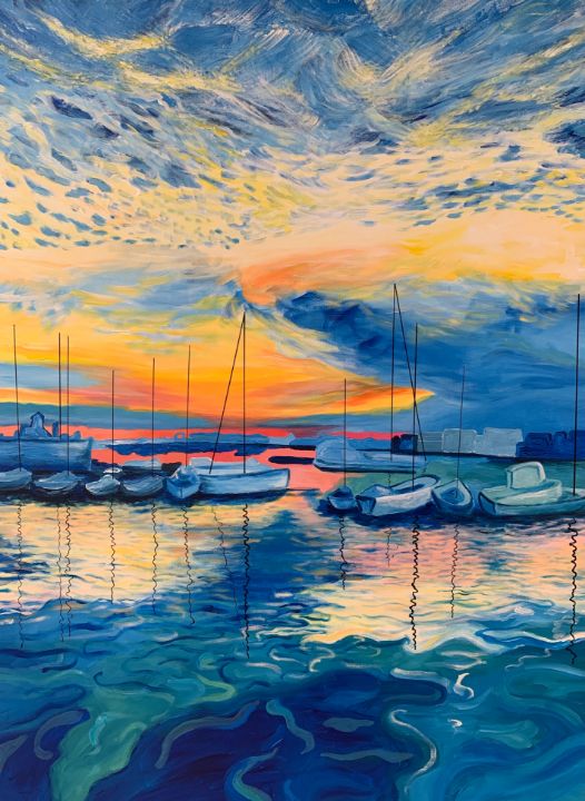 Sunset Harbor - Christy Ross
