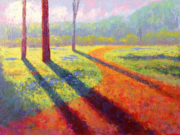 A Walk through the Shadows - Nancy Gregg Fine Art