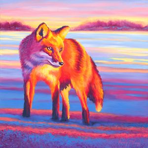 Fox Sighting - Nancy Gregg Fine Art