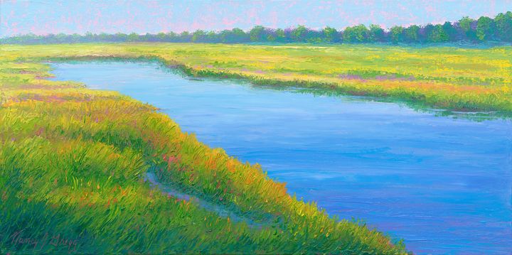 At Peace by the Marsh - Nancy Gregg Fine Art