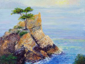 Lone Cypress at Monterey - Nancy Gregg Fine Art